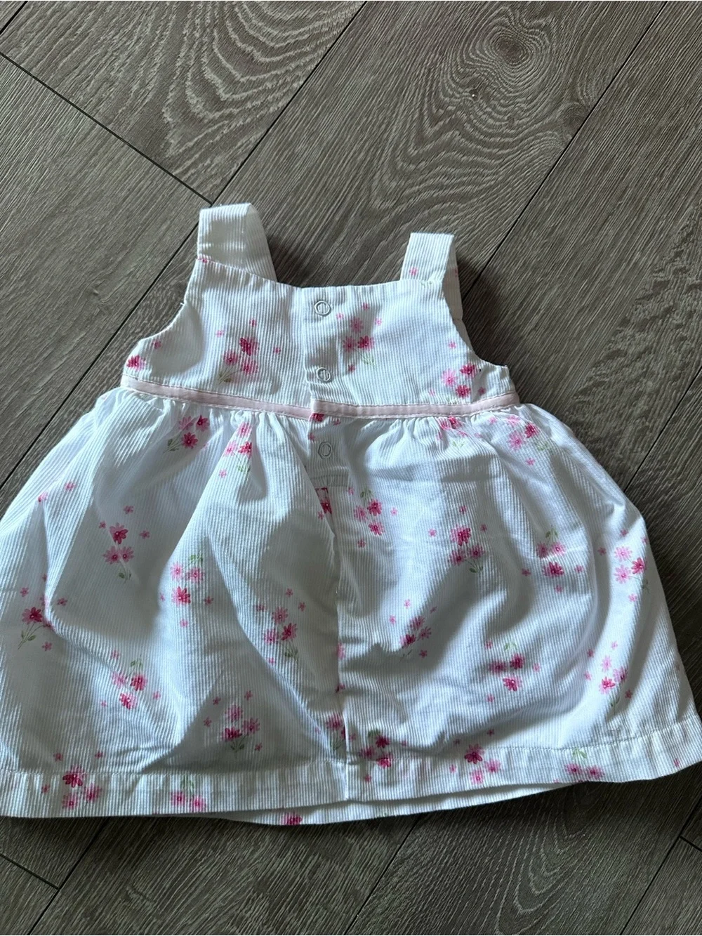 Y2K Carter's White and Pink Floral Dress Set